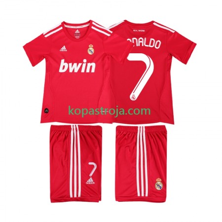 Billiga Fotbollströjor Real Madrid RONALDO 7 2011 2012 Retro Barn Tredje tröja Kortärmad